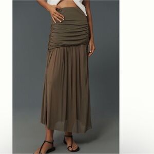 Nwt gestuz anthopologie mesh maxi skirt